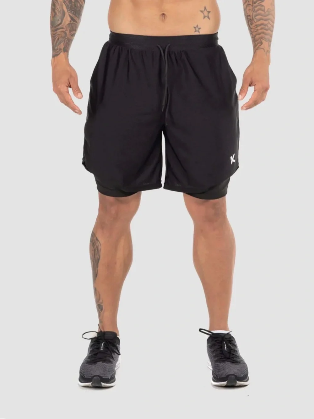 Men's Black Kewlioo Athletic Heat Trapping Sauna Shorts 3XL
